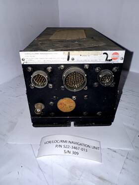 522-3467-013 Collins Vor/loc/rmi Navigation Unit P/n S/n 309