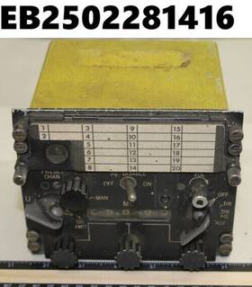 Eb2502281416 Collins Radio Company C6287arc51bx Set Control Box P/n C6287ar51bx