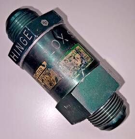 57516 Component Parts Co. / Todd All Metal Valve Fuel Liquid Check 18an -18 An Fittings #57516