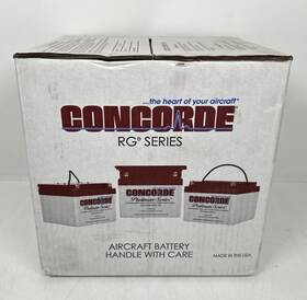 Rg24-15 Concorde 6598 Platinum Series Sealed Lead Acid Aircraft Battery Rg24-15 Concorde 6598 Platinum Series Sealed Lead Acid Aircraft Battery