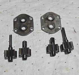 35343 Continental 23410 23408 C-145 / 0-300 Oil Pump Covers P/n And Gear Drive Sets
