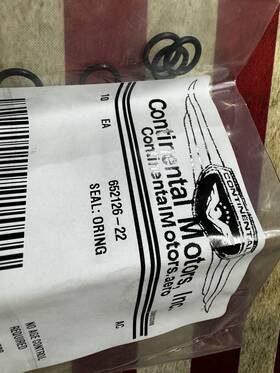 Tsiol-550 Continental 652126-22 O-rings Liquid Cooled