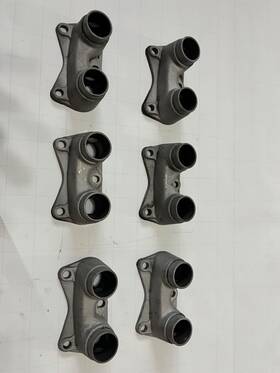 0823-386 Continental 653818 O-300 Push Rod Housing Flange P/n Lot Of 6