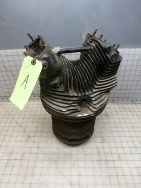 Pt-17 Continental A5198 A Core As-is W670 220hp Radial Engine Cylinder Stearman