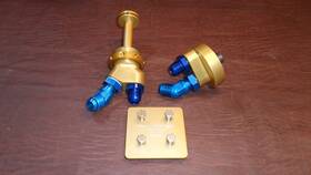 Afc-k008c Continental Aircraft Engine Air Wolf Remote Oil Filter Kit #afc-k008c