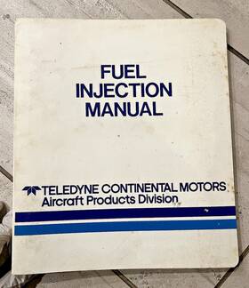 Continental X-30091 Fuel Injection Systems Overhaul Manual And Parts Catalog