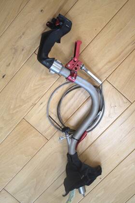 83-910-105 Crouzet Helicopter Aircraft Joystick Control For Parts Or Repair As-is No Return