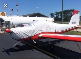 Custom Rv12-810 Vans Rv-12 Aircraft Cover By Bruces Covers Canopy/engine Travel
