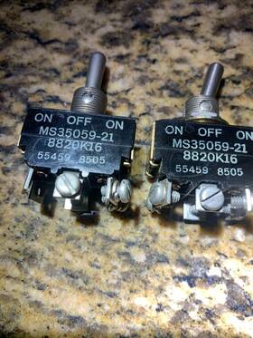 Ms35059-21 Cutler-hammer An3027-1 Alt Toggle Switch