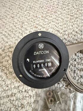 56492-00 Datcon 771ut Instrument Hourmeter Elapsed Time Vintage