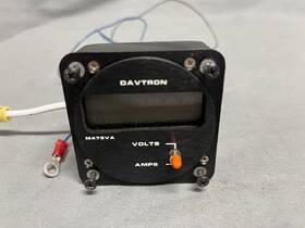 M475va Davtron Volt/amp Gauge