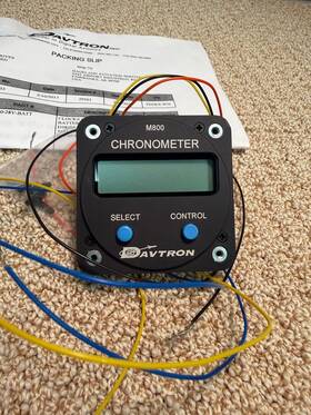 M800-28v Davtron M800-2v Batt Chronomter-new