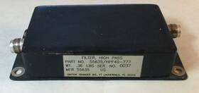 Hpf40-777 Dayton Granger 55635/hpf40-777 High-pass Filter Aviation Pn -ops Tested Good