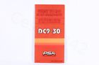 Dc9-30 Psa Passenger Safety Card Emergency Procedure Exit Usa Rare Gift