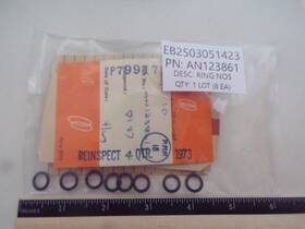 Eb2503051423 De Havilland An123861 Ring P/n 1 Lot Of 8 Each