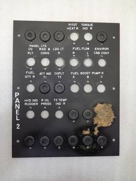 C5e111122-35 De Havilland Dhc-5 Buffalo Aircraft Panel 2 Face New