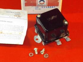 1115885 Delco Remy Nos 1960-1970s Airplane Cranking Motor Frequency Sensing Relay