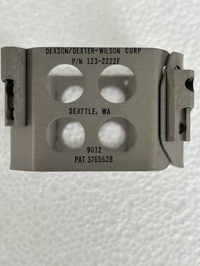 123-2222f Dexson/dexter-wilson 123-2222f. Avionic Instrument Panel Mounting Clamp Ring