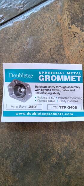 Ttp-240s Doubletee Bulkhead Eyeball Passthorugh