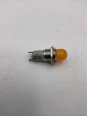 5202-222 Drake Vintage Chicago Amber Colored Indicator Light U/l 5/8in S1