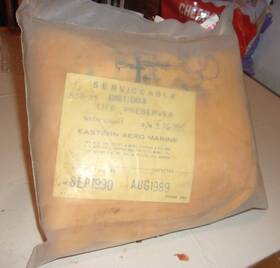 Aug1989 Eastern Aero Marine Ksd-35 Model Adult / Child Life Preserver S/n F76795