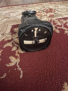 1718-1a-a1 Eclipse Pioneer Type Turn And Bank Indicator Untested