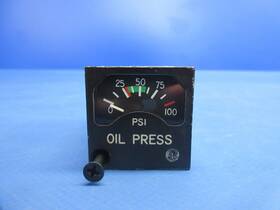 169au-914-3bwl Edo-aire Oil Pressure Gauge P/n 1124-782