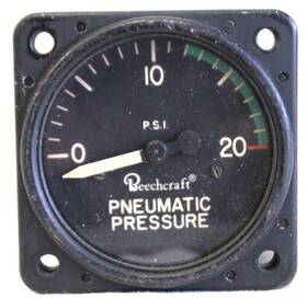 22-112-003 Edo-aire Beechcraft Pneumatic Pressure Gauge