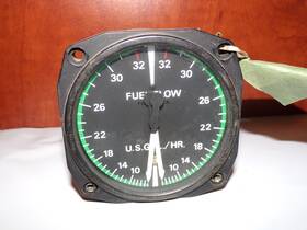 Iu028-104-18 Edo-aire Fuel Flow Gauge Piper 32858-2