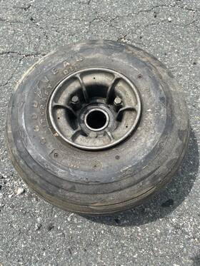 415-34200-302 Ercoupe 5.00x4 Nose Wheel With Tire