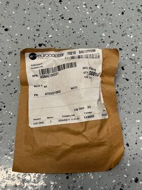 Asna2154c01 Eurocopter Aircraft Helicopter Fastener - New / Sealed