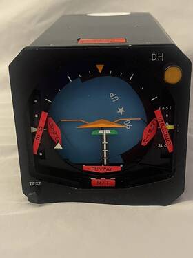 782-6357-009 Executive Instruments 329b-8y Pn 329b 8y Or Attitude Director Indicator