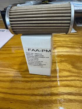 4-301-216-02 Facet 12 P/n 038072-18 Filter For Lts101-600 Engines