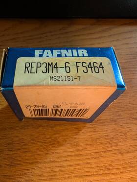 Ms21153-7 Fafnir Ms21153-3 Aircraft Bearing Rep3m4-6 Fs464 P/n