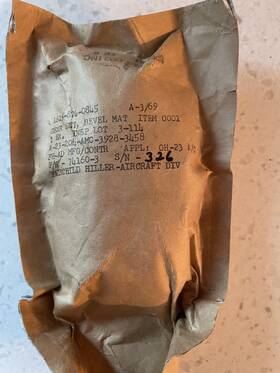 74160-3 Fairchild Hiller Aircraft Gear Set Bevel Mat