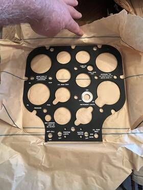 812259 Fairchild Hiller 13 Very Rare Nos Helicopter Aircraft Instrument Panel 812259 Fairchild Hiller 13 Very Rare Nos Helicopter Aircraft Instrument Panel