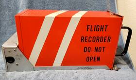 S100-0080-00 Fairchild Loral A100s Flight Voice Recorder W Beacon And Tray Removed Working S100-0080-00 Fairchild Loral A100s Flight Voice Recorder W Beacon And Tray Removed Working