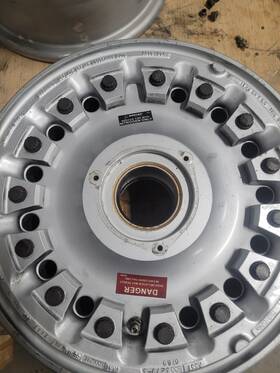 Jul07-2432 Falcon 5006274 50 Wheel Assembly Pn Sn Gray Fits M15101-01