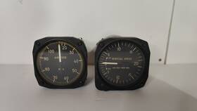 Vsi3fm-3 Falcon Guage Gauge Vertical Speed Indicator And Airspeed - 3-1/8 Inch Untested