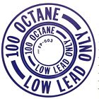 Fc-100b Wicks Aircraft Octane Fuel Decal Blue