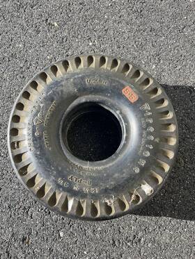 Bd-11325-2 Firestone 6 Ply 12.5 Sc Aircraft Tailwheel Tire Nos