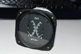 500-00103-002 Frasca Egt Guage Model 500-00103-002- Unknown History As Is -parts 2i #1