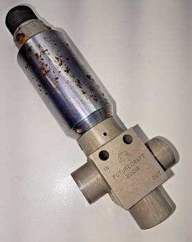 20016 Futurecraft As-removed 3-way Solenoid Valve Part # - Rocket Engine Nasa