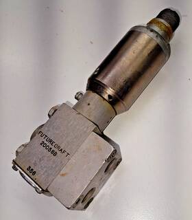 20058b Futurecraft As-removed 3-way Solenoid Valve Part #20058b - Rocket Engine Nasa