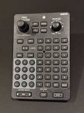 011-01237-10 Garmin Gcu-476 Fms Controller With Tray Volts 14 28