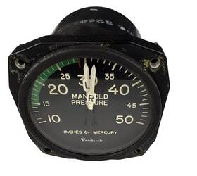 22-260-028 Garwin Beechcraft Manifold Pressure Gauge