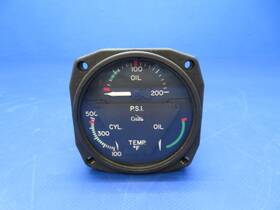 22-804-016 Garwin Cessna 310 3-in-1 Engine Gauge And Connector Warranty 1025-166