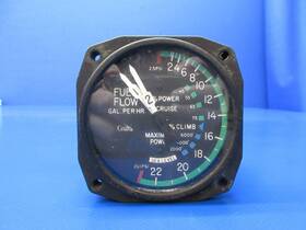 22-868-040-2 Garwin Cessna Dual Fuel Flow Indicator P/n Warranty 1224-1236