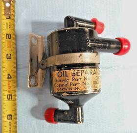 0850406-4 Garwin Inc G4000a Cessna Aircraft # Air / Oil Separator Mounting Bracket