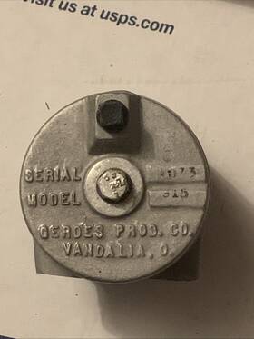 0819-186 Gerdes A-315 Bellanca 17-30a Super Viking Brake Reservoir